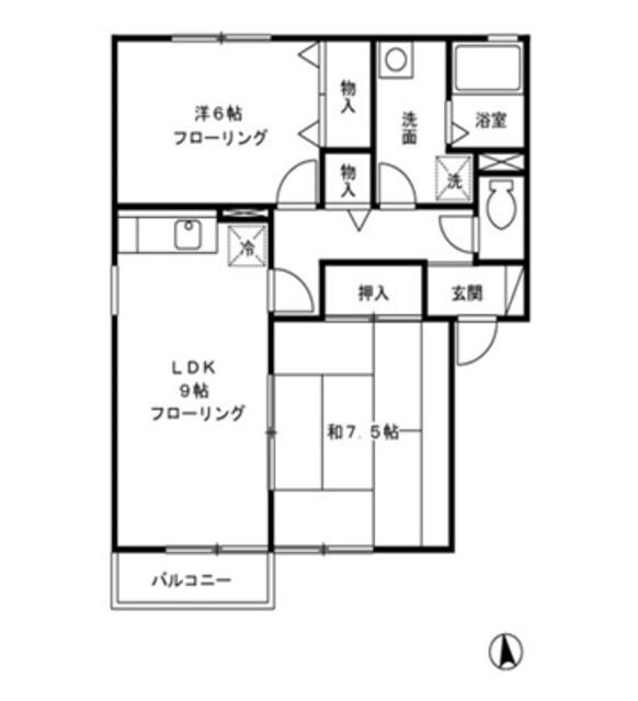 プラザＳの物件間取画像