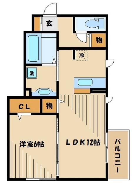 Ｅ－Ｃｒｙｓｔａｌの物件間取画像