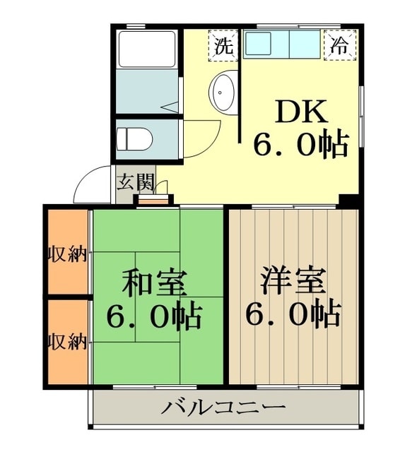 シティハイムカルテットの物件間取画像