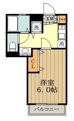 クレール小金井　の物件間取画像