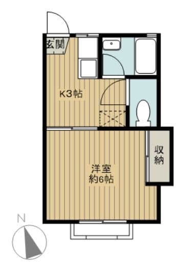 ナリタプラザの物件間取画像