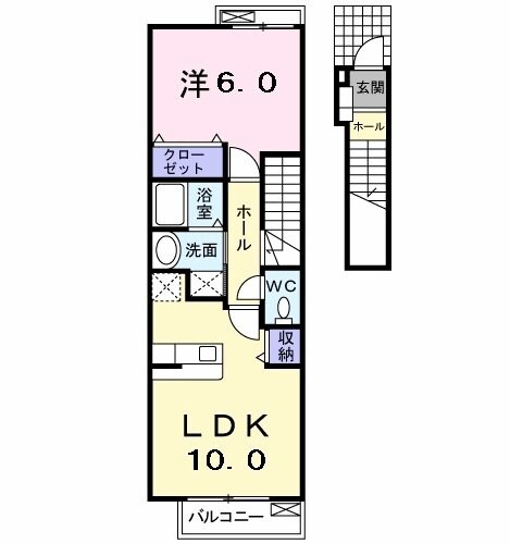 ベラカーサの物件間取画像