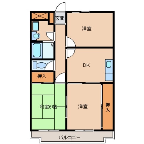 マリッチ久米川の物件間取画像