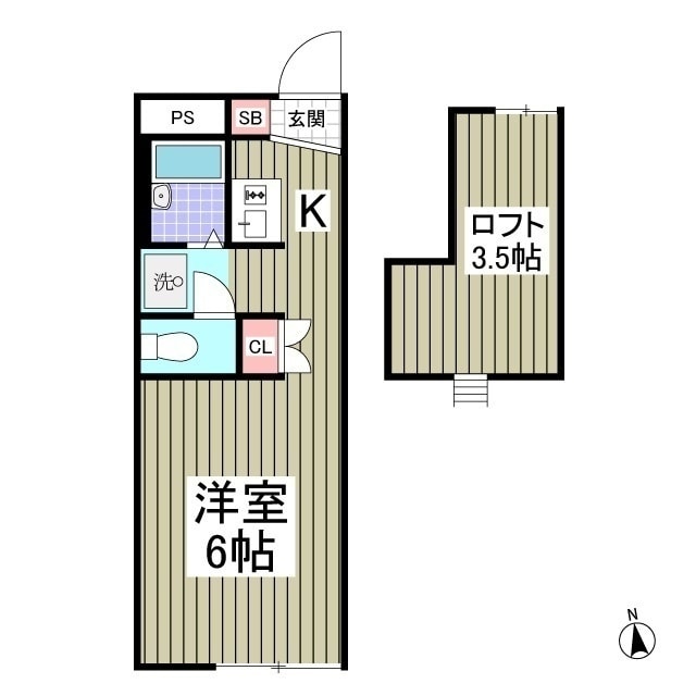 リブレス東大和Iの物件間取画像