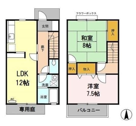 ロイヤルガーデン　ＡＢＣの物件間取画像