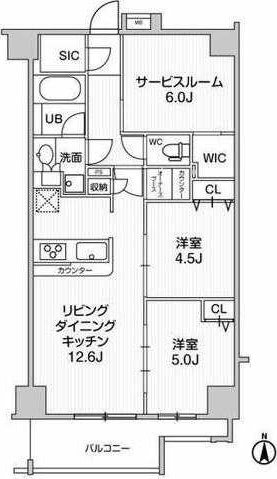 Weave Place Kunitachi IIの物件間取画像