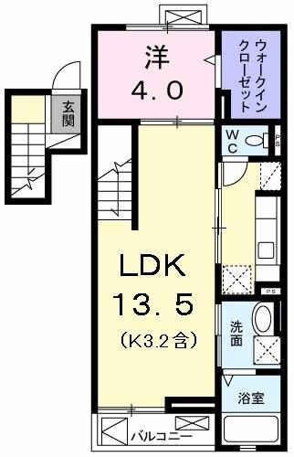 ミルト・ブリーゼの物件間取画像