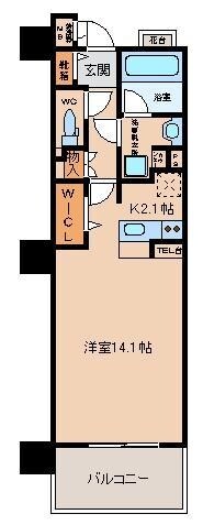 ロイヤルパークス花小金井の物件間取画像