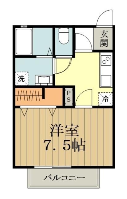 大成コーポの物件間取画像