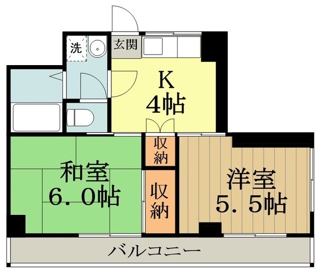 フラワーハイツの物件間取画像