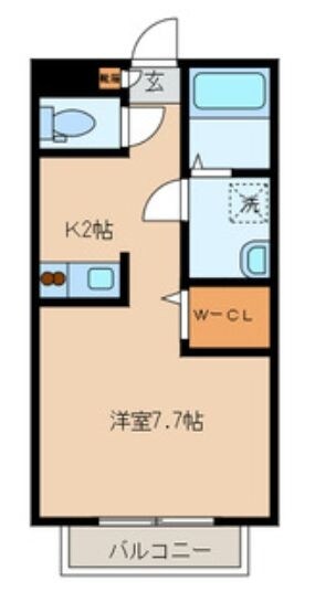 サウスポートの物件間取画像