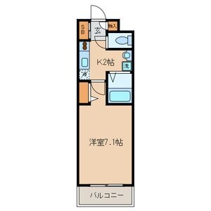 クレール南町の物件間取画像