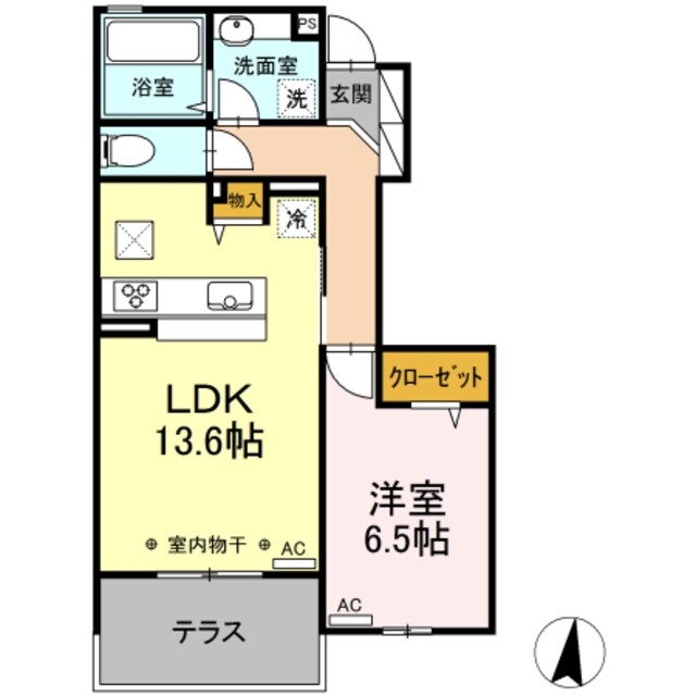 シルフィッド　Sの物件間取画像