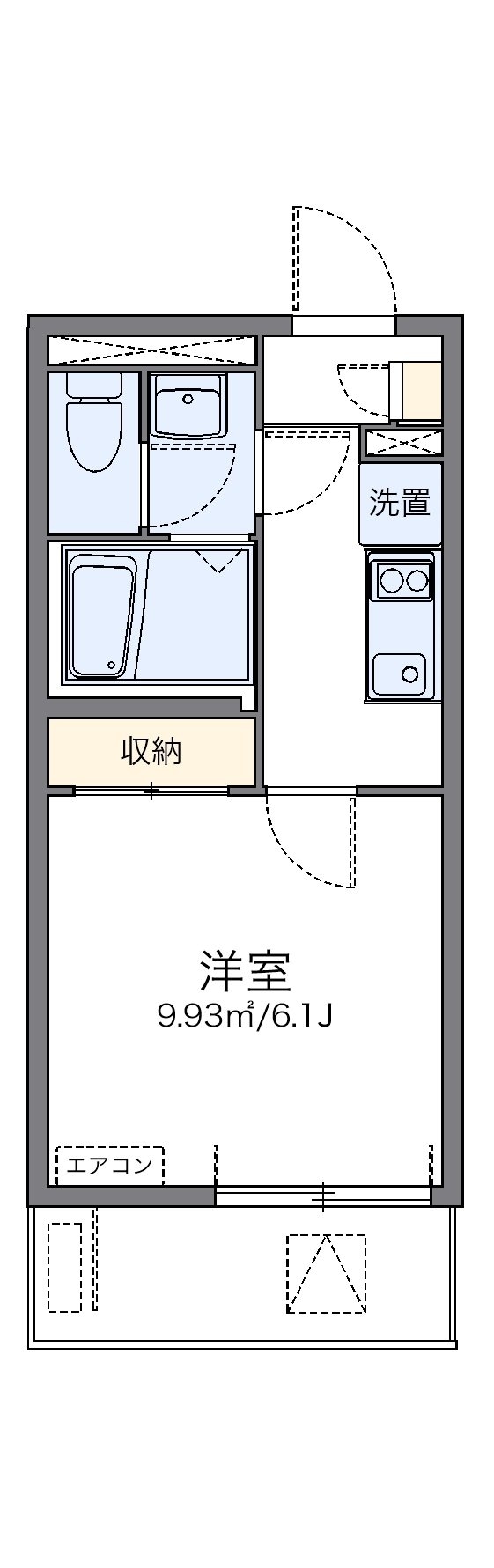 レオネクストＮＩＳＨＩＧＡＩIIIの物件間取画像