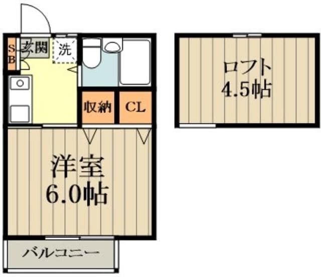 ハピネス小金井の物件間取画像