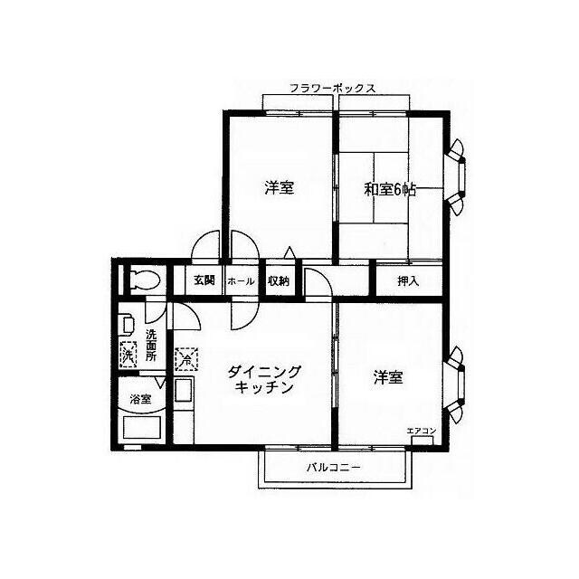 Ｎ・ソレアードＡ棟の物件間取画像