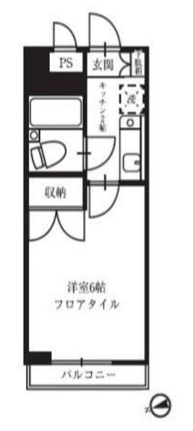 コスモリード国分寺の物件間取画像