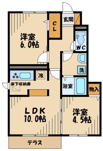 コートリモーネの物件間取画像