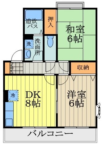 シャトレＪＩＮＤＡＩの物件間取画像