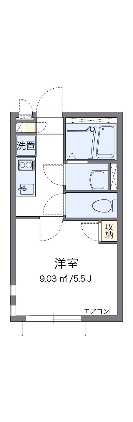 クレイノエスポワールの物件間取画像