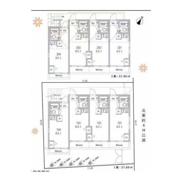 ヴァンヴェール上石神井南の物件間取画像