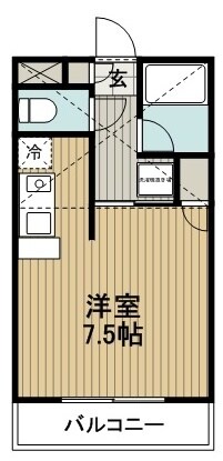 武蔵野アパートメントの物件間取画像