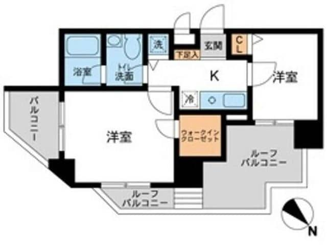 HF上石神井レジデンスの物件間取画像