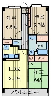 ライフステージ武蔵野の物件間取画像