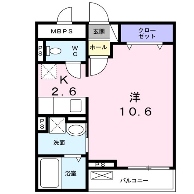 ヴェルパシオの物件間取画像