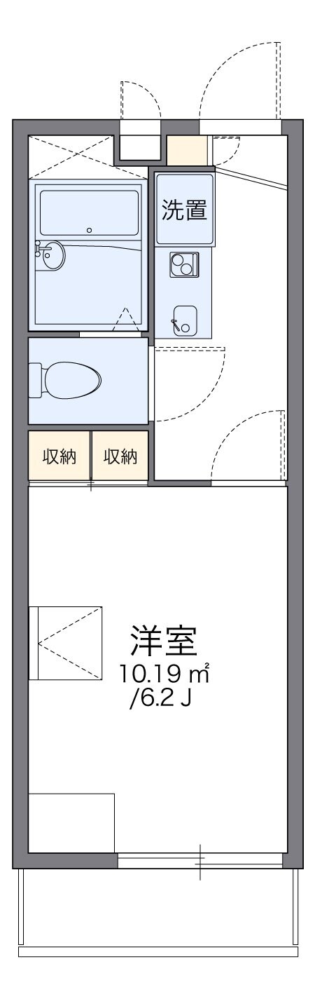 レオパレスサン・リベルタの物件間取画像