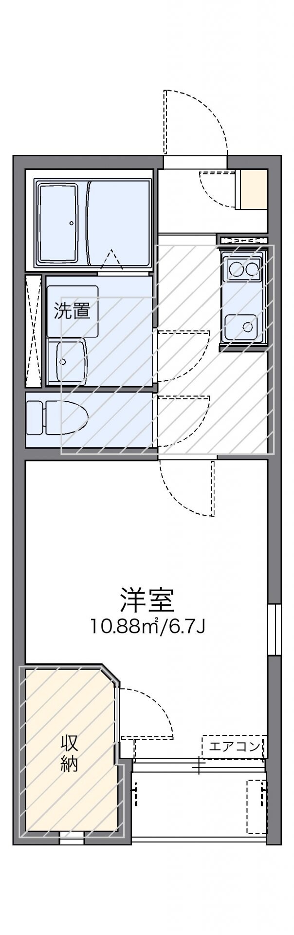 レオネクストクレールIIの物件間取画像