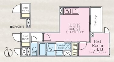 ＭＯＣＸＩＯＮ杉並下井草の物件間取画像