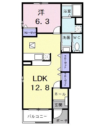 フォルビートの物件間取画像