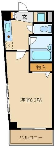 第６千代鶴ビルの物件間取画像