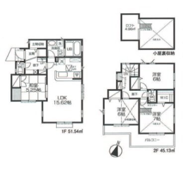 SHUKURA練馬区関町東の物件間取画像