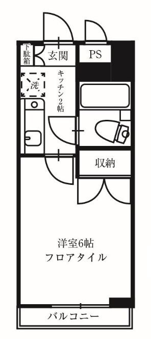 コスモリード国分寺の物件間取画像