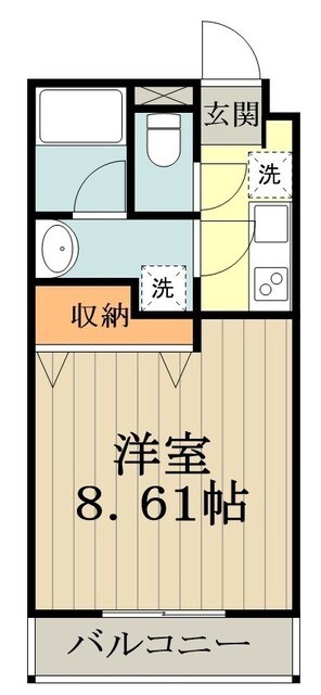 アムールII光風館の物件間取画像