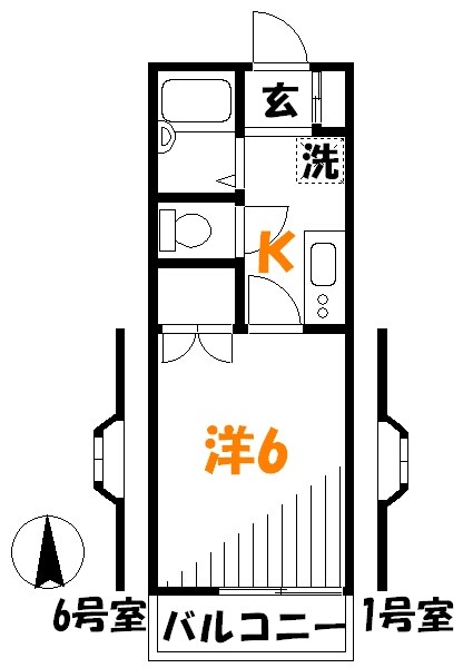 第２シャトレー武蔵野の物件間取画像