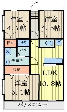 パークハウス梶野の物件間取画像