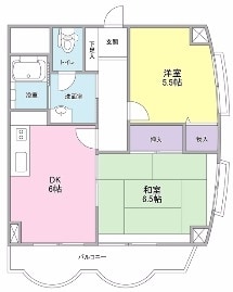 ティアラＢの物件間取画像