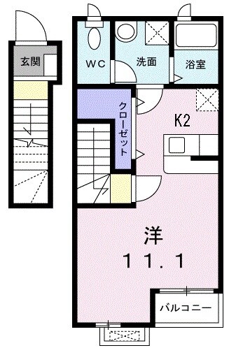 プル－リオン浜田山の物件間取画像