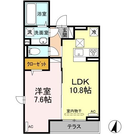 エクセリア上鷺宮Iの物件間取画像