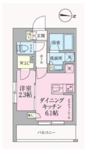 ＡＲＫＭＡＲＫ高円寺の物件間取画像