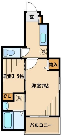 サニーテラスの物件間取画像