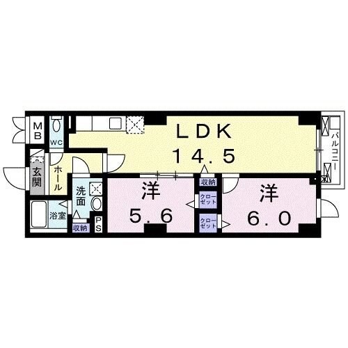 シエラ　クレストの物件間取画像