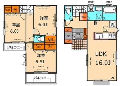 前原町１丁目戸建賃貸住宅の物件間取画像