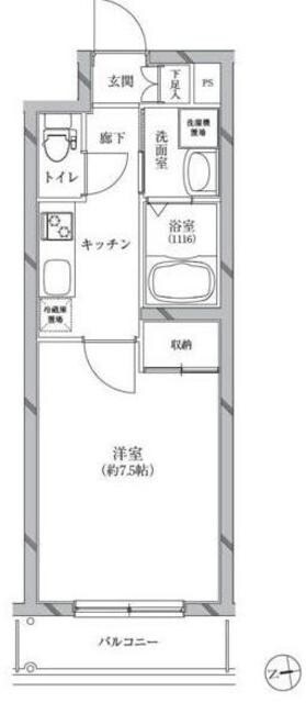 リクレイシア富士見台の物件間取画像