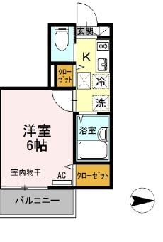 ラスパイユ高円寺の物件間取画像