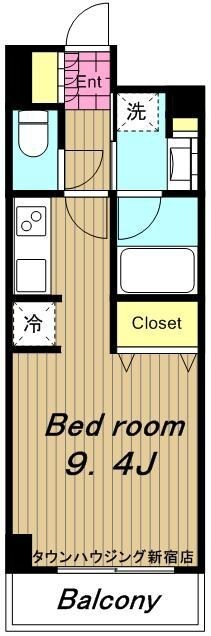 コンフォリア新宿御苑IIの物件間取画像