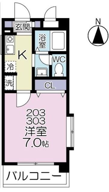 イッツ哲学堂公園の物件間取画像